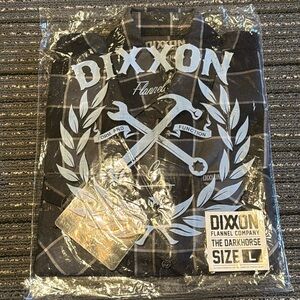 Dixxon Darkhorse Flannel. Men’s size Large. NIW.